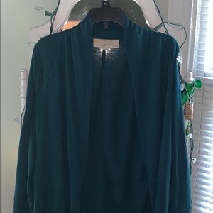 Loft Teal Green Cardigan
